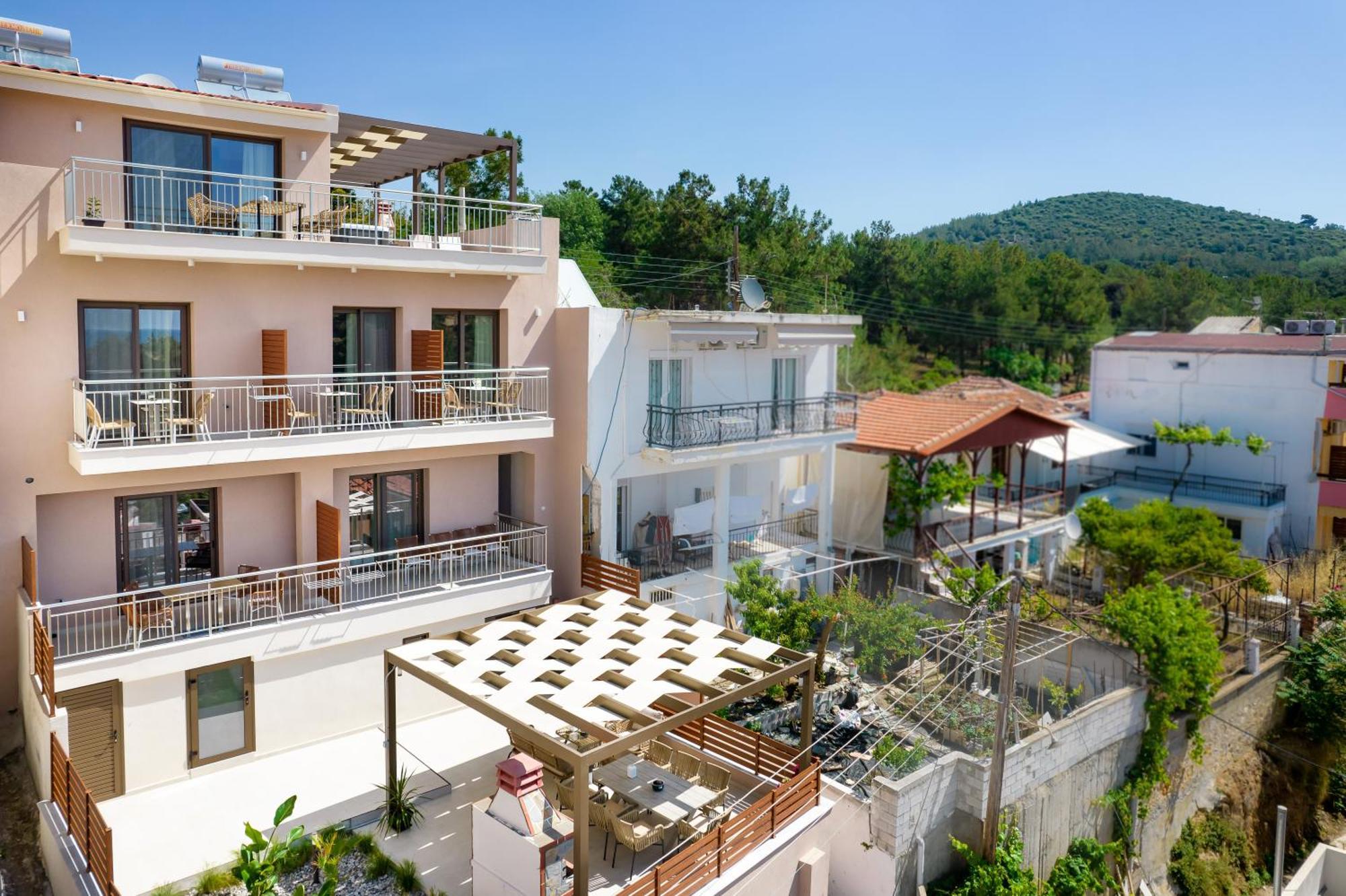 Vela Bianca Suites Limenaria  Exterior photo
